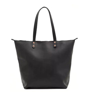Eden OVERSIZED Leather Tote Bag - Zippered by Mission Mercantile Leather Goods, handmade leather goods detail photo 4
