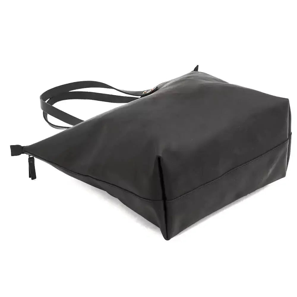 Eden OVERSIZED Leather Tote Bag - Zippered by Mission Mercantile Leather Goods, handmade leather goods detail photo 8