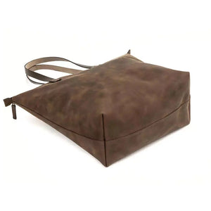 Eden OVERSIZED Leather Tote Bag - Zippered by Mission Mercantile Leather Goods, handmade leather goods detail photo 18