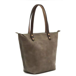 Eden OVERSIZED Leather Tote Bag - Zippered by Mission Mercantile Leather Goods, handmade leather goods detail photo 26
