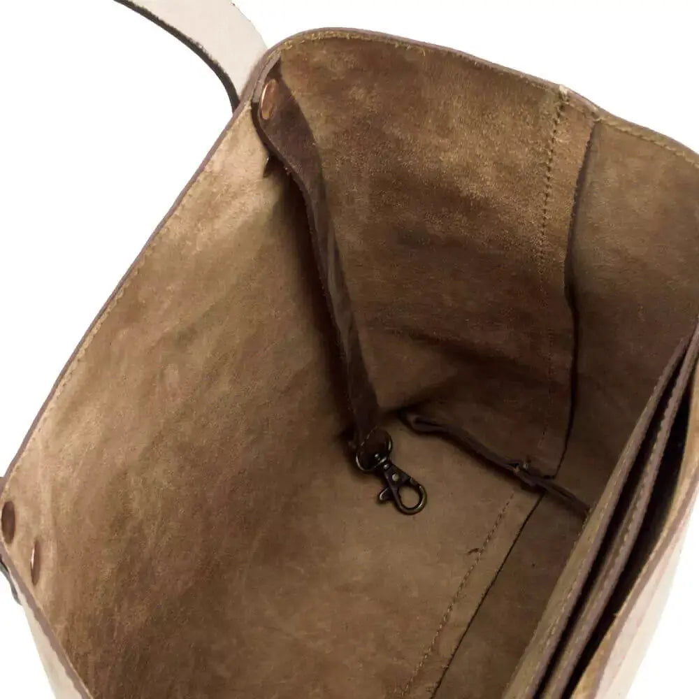 Eden SMALL Leather Tote Bag - Classic by Mission Mercantile Leather Goods, handmade leather goods detail photo 31
