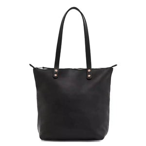 Eden SMALL Leather Tote Bag - Zippered by Mission Mercantile Leather Goods, handmade leather goods detail photo 14