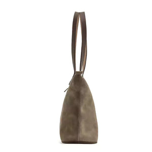 Eden SMALL Leather Tote Bag - Zippered by Mission Mercantile Leather Goods, handmade leather goods detail photo 28