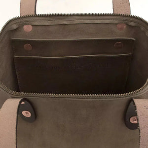 Eden SMALL Leather Tote Bag - Zippered by Mission Mercantile Leather Goods, handmade leather goods detail photo 31