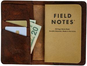 Edison Wallet - Cognac by Loyal Stricklin, handmade leather goods main product photo