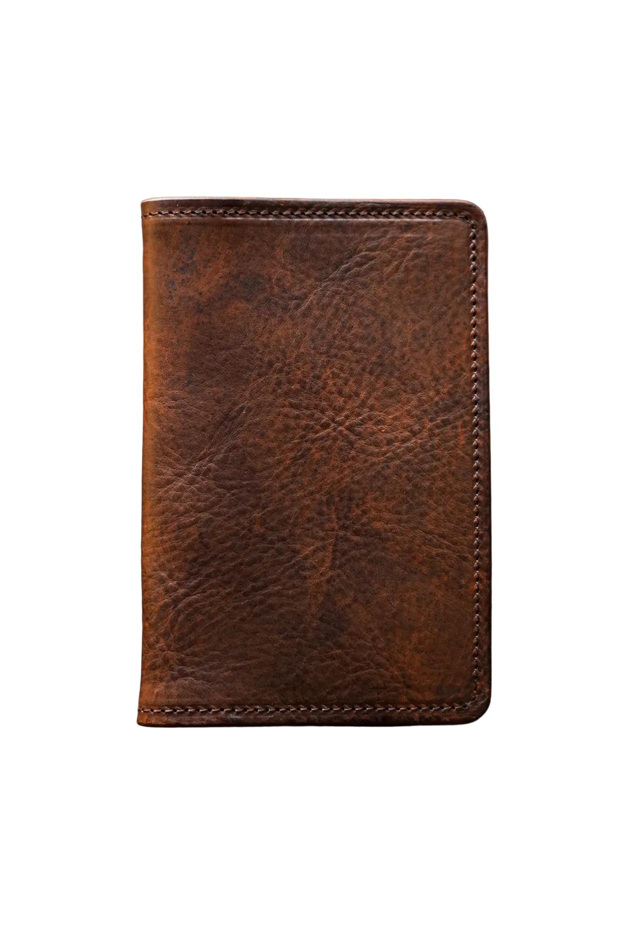 Edison Wallet - Cognac by Loyal Stricklin, handmade leather goods detail photo 3