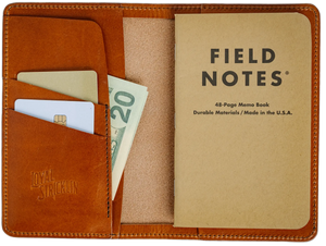 Edison Wallet - Tobacco by Loyal Stricklin, handmade leather goods main product photo