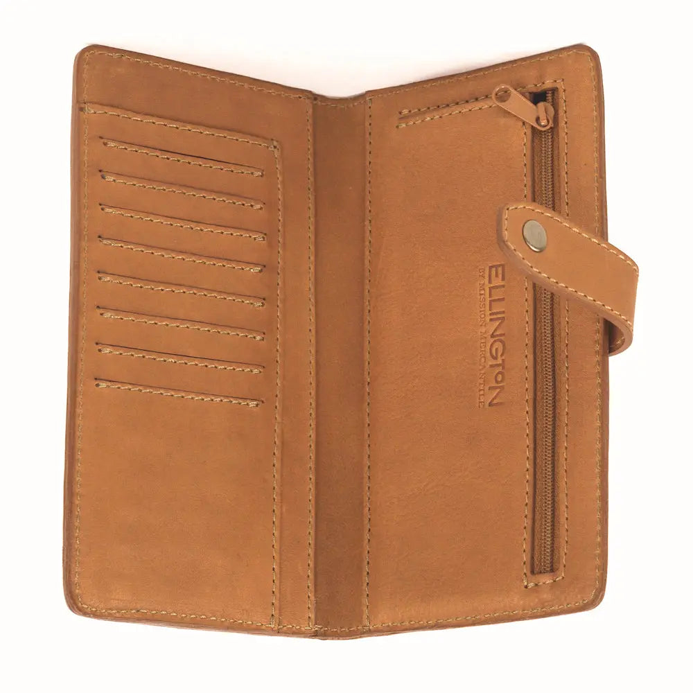 Eleanor Leather Wallet by Mission Mercantile Leather Goods, handmade leather goods detail photo 5