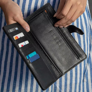 Eleanor Leather Wallet by Mission Mercantile Leather Goods, handmade leather goods detail photo 10
