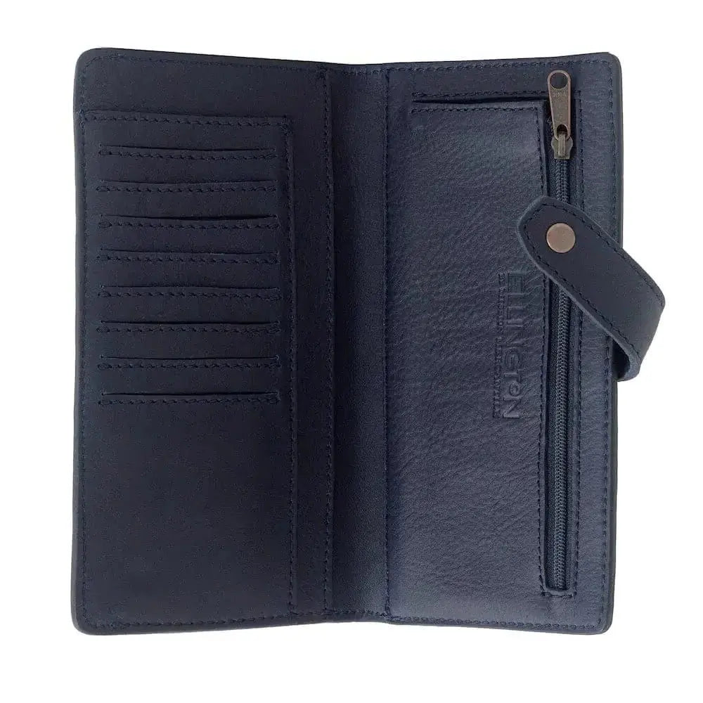Eleanor Leather Wallet by Mission Mercantile Leather Goods, handmade leather goods detail photo 21