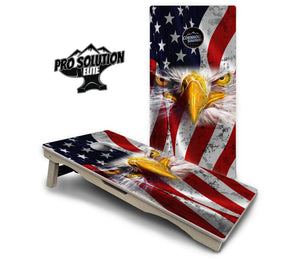 Electric Eagle Cornhole Boards - Pro Solution Elite Series by Cornhole Solutions, custom cornhole board detail photo 2