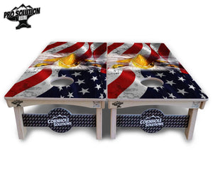Electric Eagle Cornhole Boards - Pro Solution Elite Series by Cornhole Solutions, custom cornhole board detail photo 3