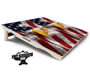 Electric Eagle Cornhole Boards - Pro Solution Elite Series by Cornhole Solutions, custom cornhole board detail photo 5