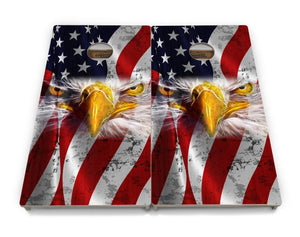 Electric Eagle Cornhole Boards - Professional Tournament Series by Cornhole Solutions, custom cornhole board detail photo 2