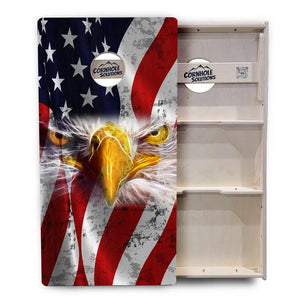 Electric Eagle Cornhole Boards - Professional Tournament Series by Cornhole Solutions, custom cornhole board detail photo 3