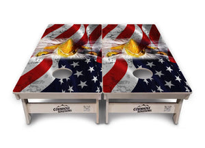 Electric Eagle Cornhole Boards - Professional Tournament Series by Cornhole Solutions, custom cornhole board detail photo 5