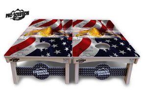 Electric Eagle Cornhole Boards - Pro Solution Lite Series by Cornhole Solutions, custom cornhole board detail photo 3