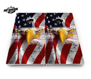 Electric Eagle Cornhole Boards - Pro Solution Lite Series by Cornhole Solutions, custom cornhole board detail photo 2