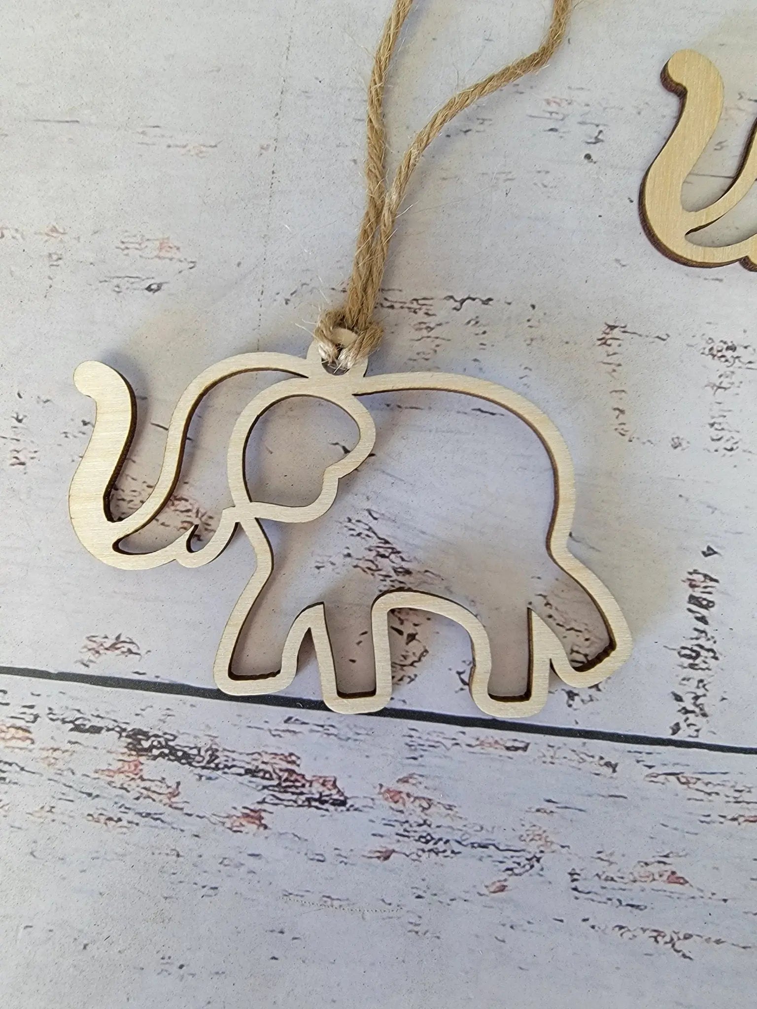Elephant Friendship Sisterhood Ornament by EverLee Creations, Southern home decor main product photo