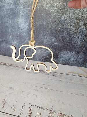 Elephant Friendship Sisterhood Ornament by EverLee Creations, Southern home decor detail photo 3