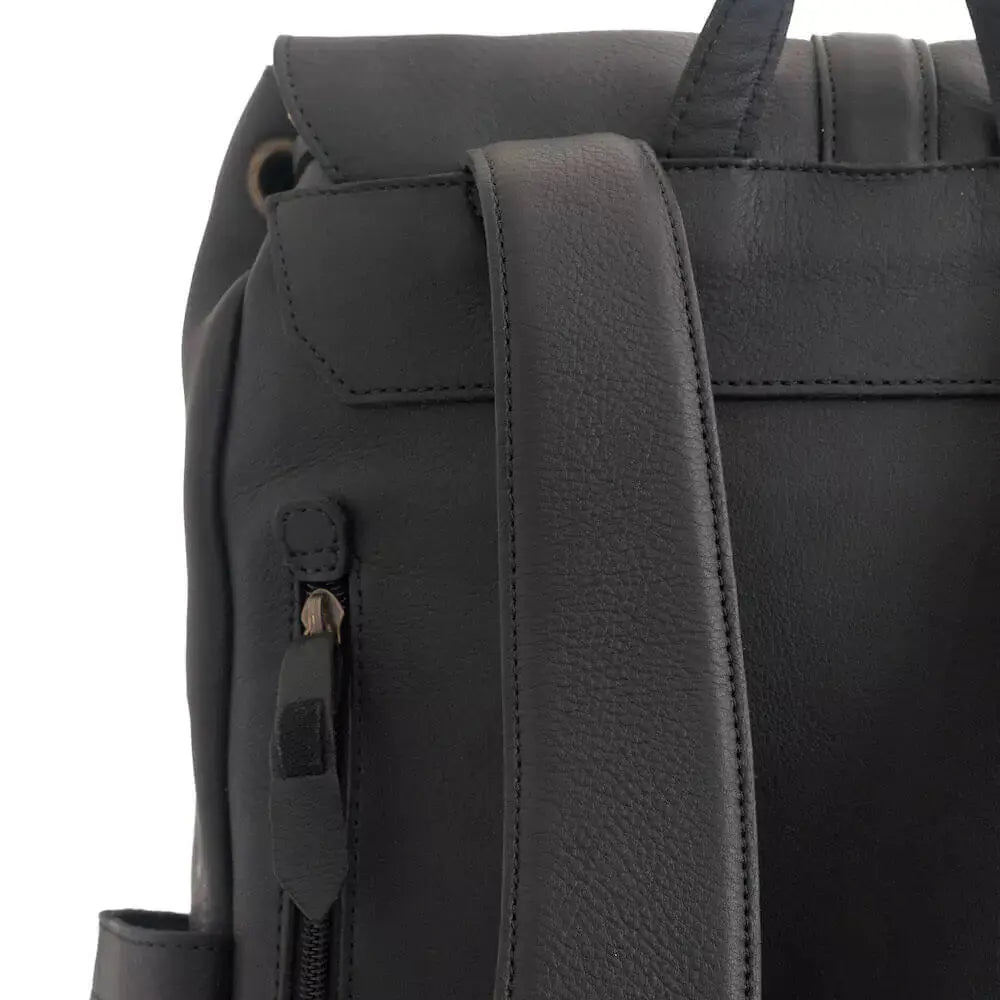 Ellington Leather Backpack by Mission Mercantile Leather Goods, handmade leather goods detail photo 20