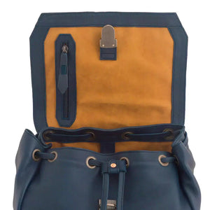Ellington Leather Backpack by Mission Mercantile Leather Goods, handmade leather goods detail photo 36