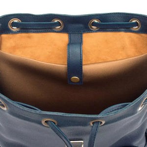 Ellington Leather Backpack by Mission Mercantile Leather Goods, handmade leather goods detail photo 38