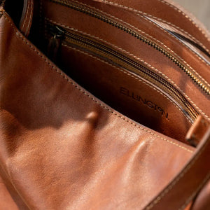 Ellington Leather Crossbody Purse by Mission Mercantile Leather Goods, natural skincare detail photo 4