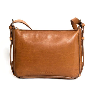 Ellington Leather Crossbody Purse by Mission Mercantile Leather Goods, natural skincare detail photo 6