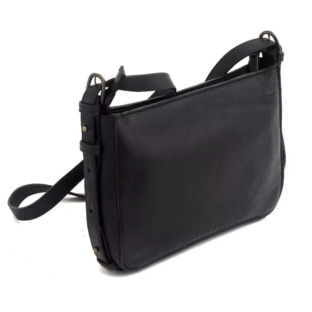 Ellington Leather Crossbody Purse by Mission Mercantile Leather Goods, natural skincare detail photo 13