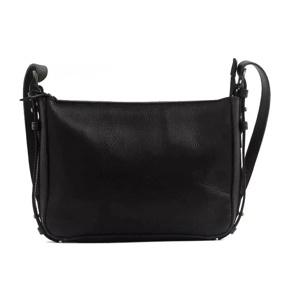 Ellington Leather Crossbody Purse by Mission Mercantile Leather Goods, natural skincare detail photo 14