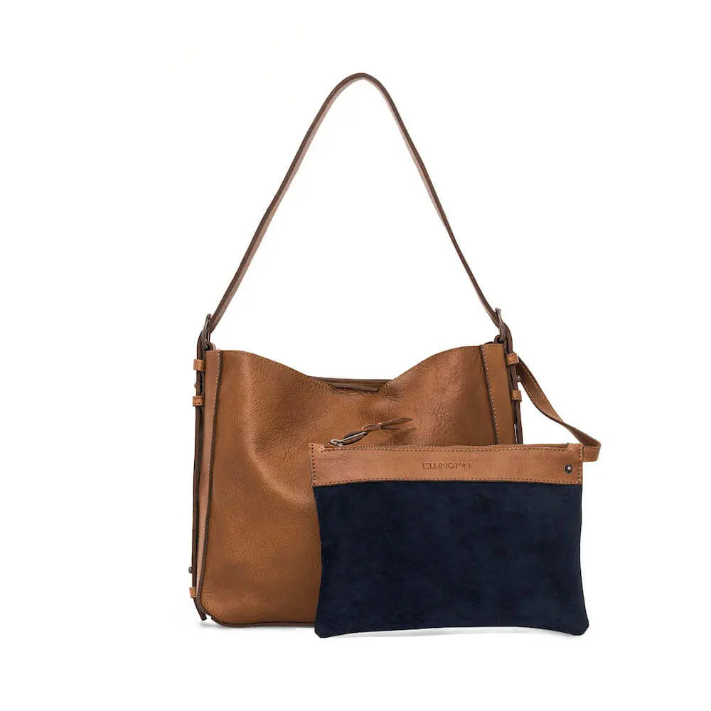 Ellington Leather Hobo by Mission Mercantile Leather Goods, handmade leather goods detail photo 3