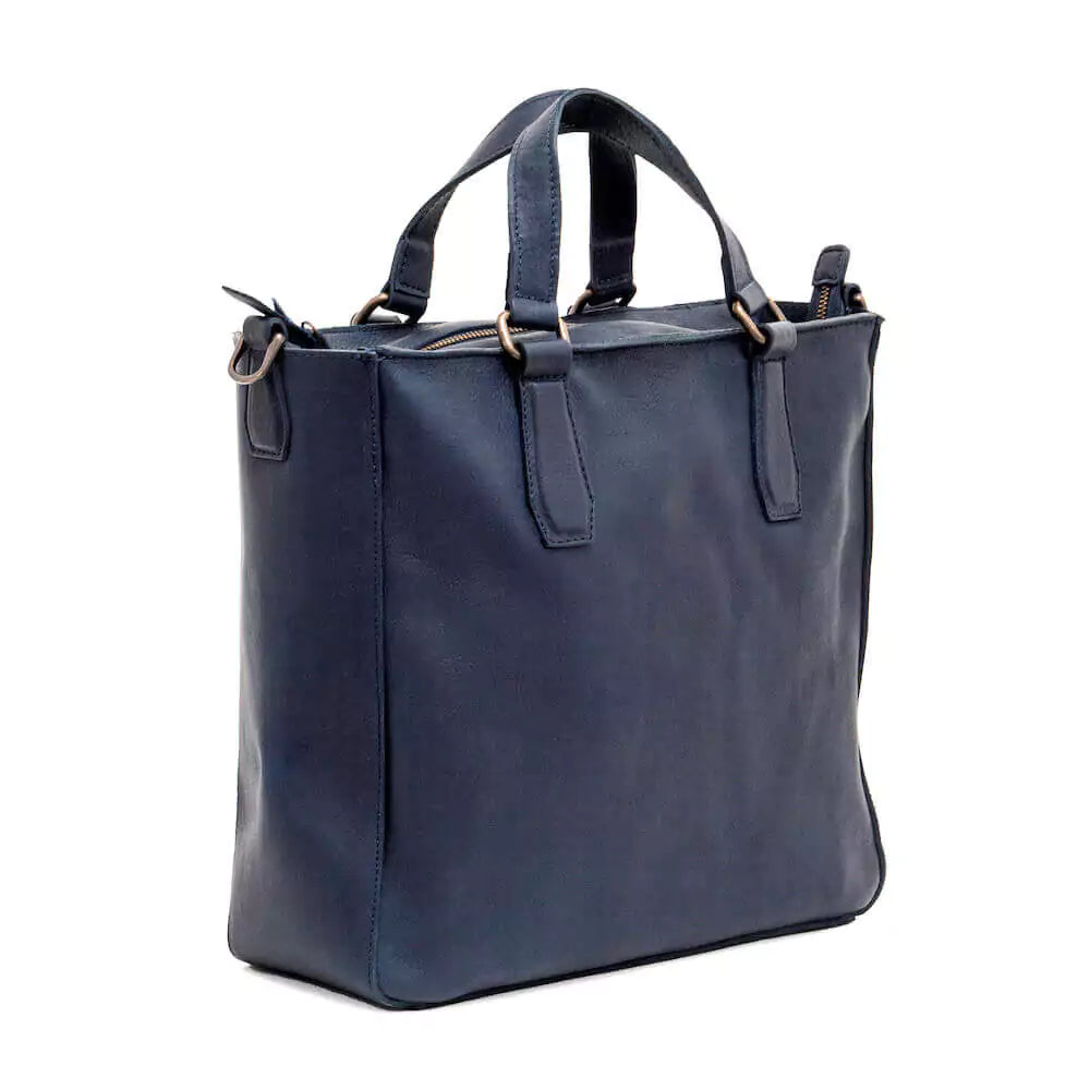 Ellington Leather Market Tote by Mission Mercantile Leather Goods, handmade leather goods detail photo 19