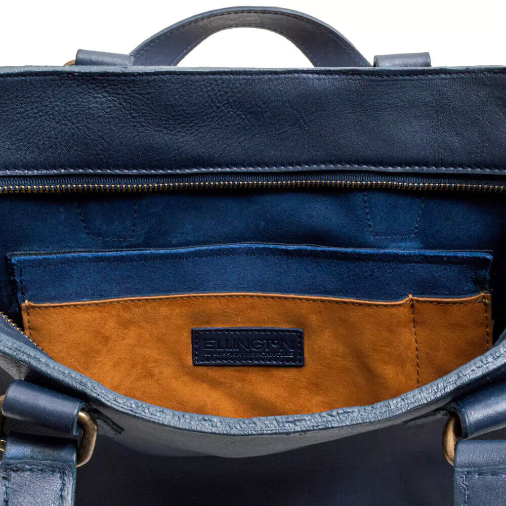 Ellington Leather Market Tote by Mission Mercantile Leather Goods, handmade leather goods detail photo 25