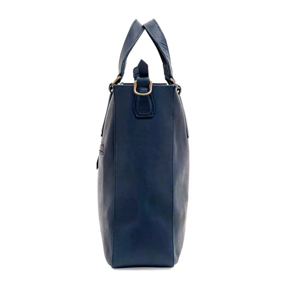 Ellington Leather Market Tote by Mission Mercantile Leather Goods, handmade leather goods detail photo 21