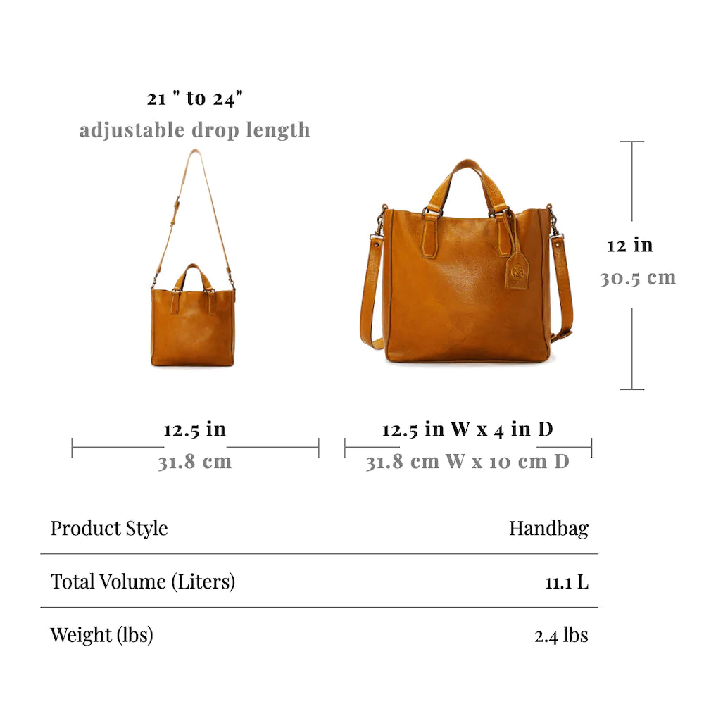 Ellington Leather Market Tote by Mission Mercantile Leather Goods, handmade leather goods detail photo 28