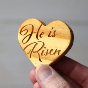 Engraved Easter Hearts by Dennehey Design Co., original artwork detail photo 3