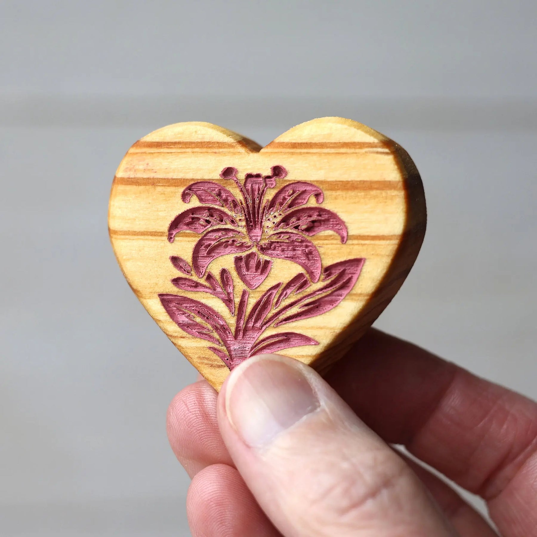 Engraved Easter Hearts by Dennehey Design Co., original artwork detail photo 7