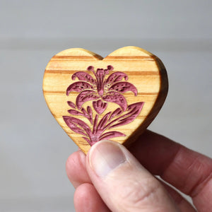 Engraved Easter Hearts by Dennehey Design Co., original artwork detail photo 7