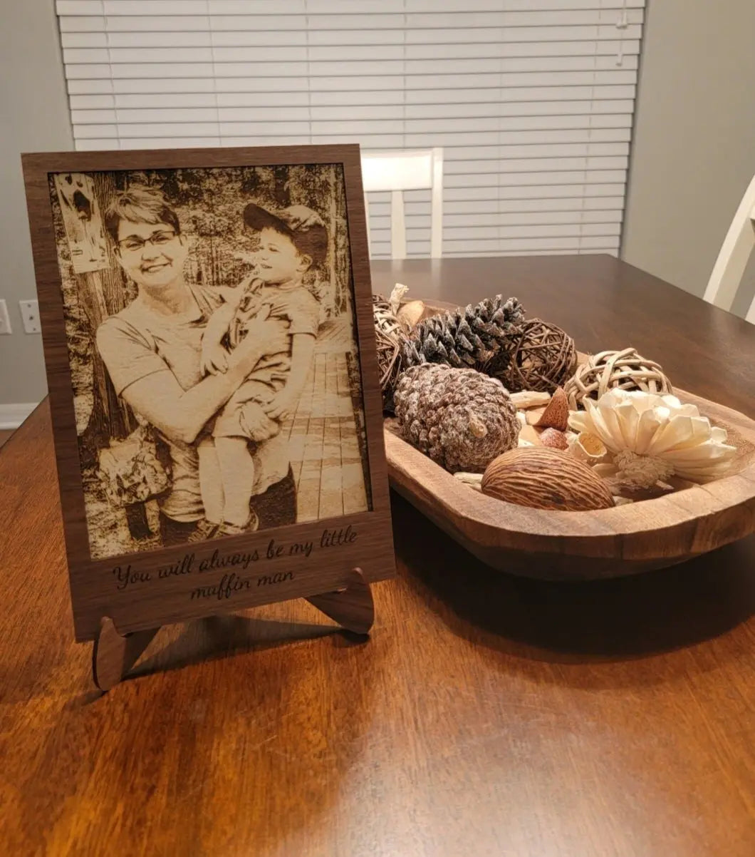 Engraved Wood Photo by EverLee Creations, Southern home decor detail photo 2
