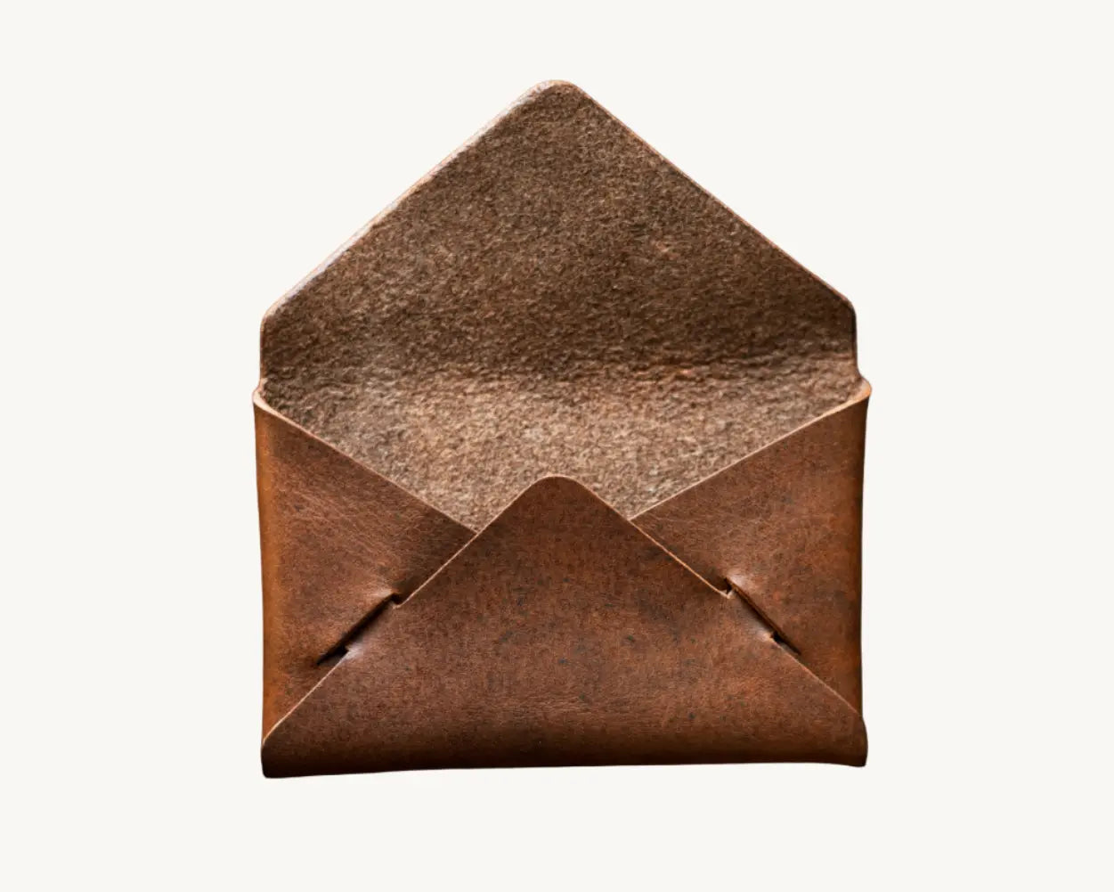 Envelope Wallet - Cognac Nemesis Leather by Loyal Stricklin, handmade leather goods main product photo