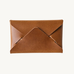 Envelope Wallet - Tobacco by Loyal Stricklin, handmade leather goods detail photo 2