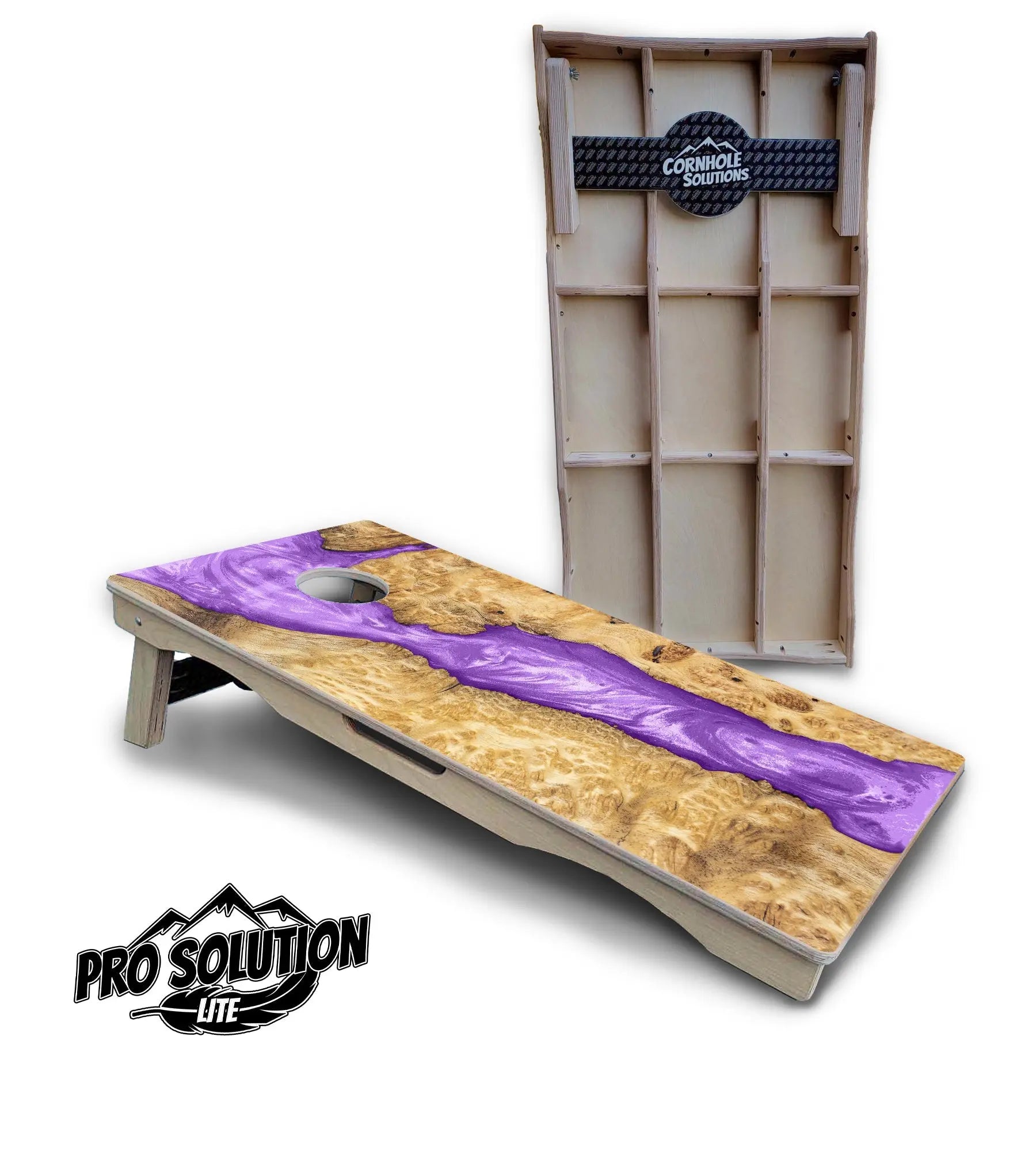 Epoxy Color Options Cornhole Boards (not actual epoxy) - Pro Solution Lite Series by Cornhole Solutions, custom cornhole board detail photo 17