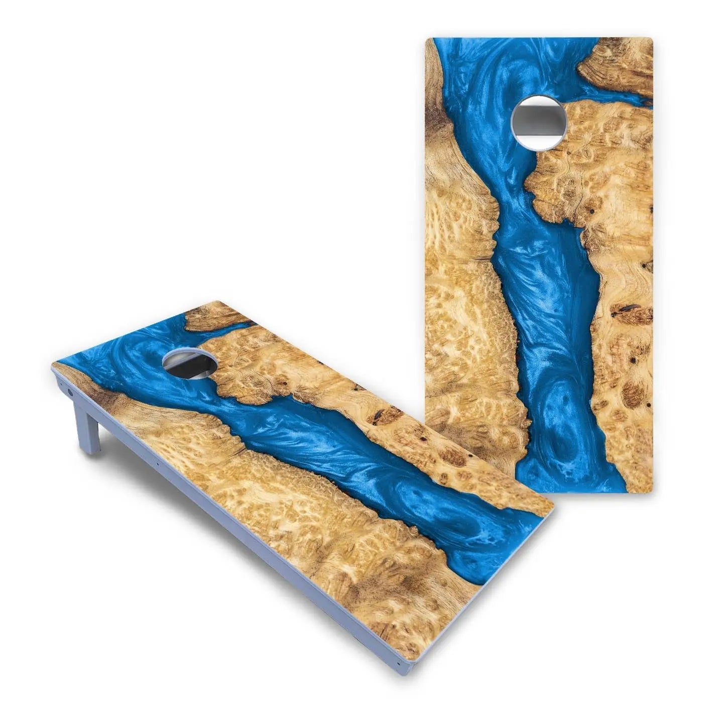 Epoxy Cornhole Boards (not actual epoxy) - All Weather Series by Cornhole Solutions, custom cornhole board detail photo 2