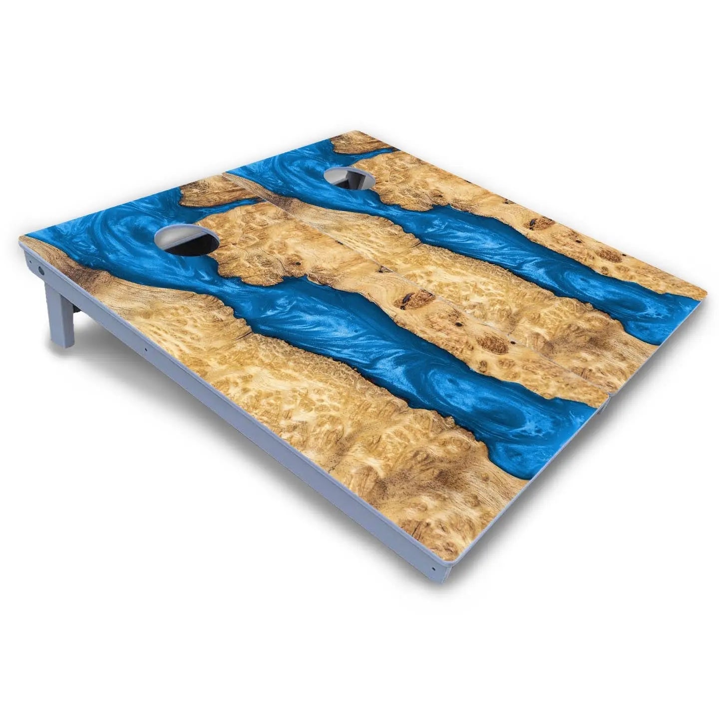 Epoxy Cornhole Boards (not actual epoxy) - All Weather Series by Cornhole Solutions, custom cornhole board detail photo 3