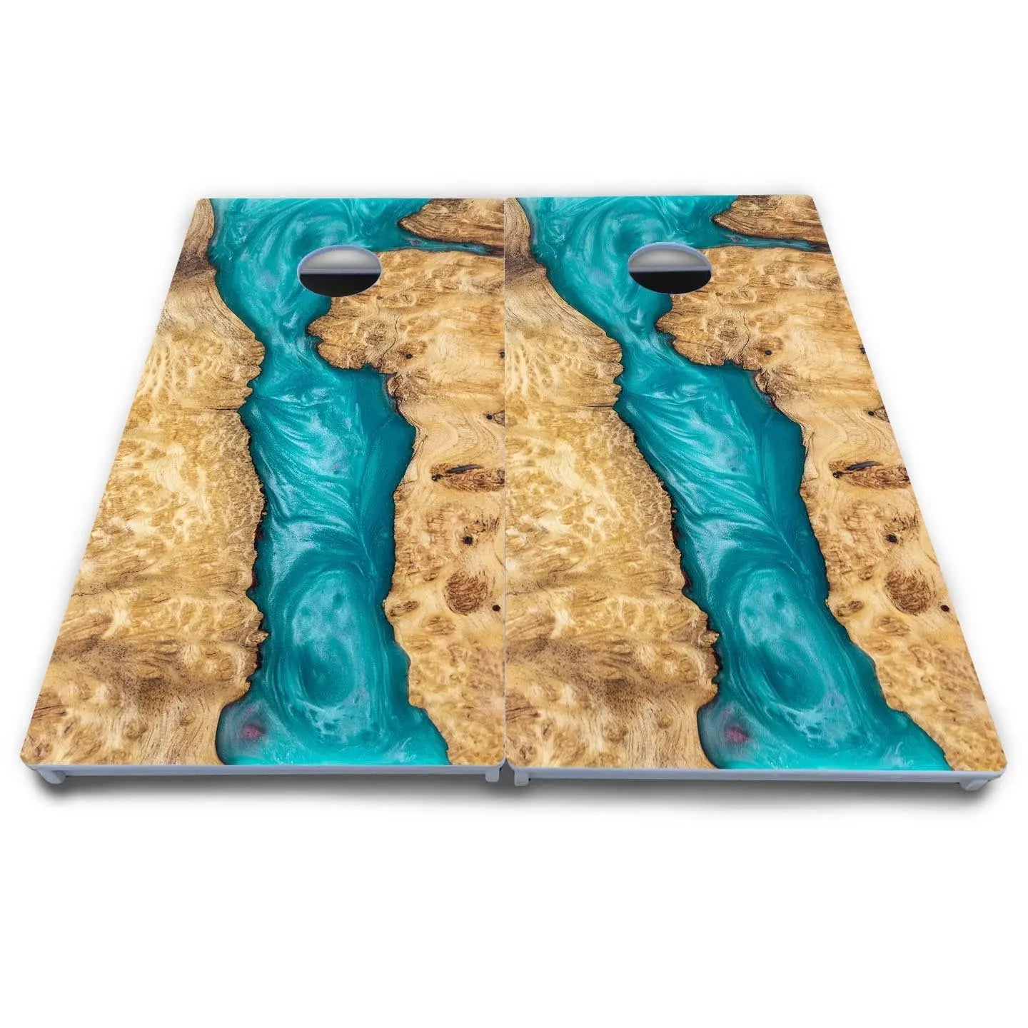 Epoxy Cornhole Boards (not actual epoxy) - All Weather Series by Cornhole Solutions, custom cornhole board detail photo 7