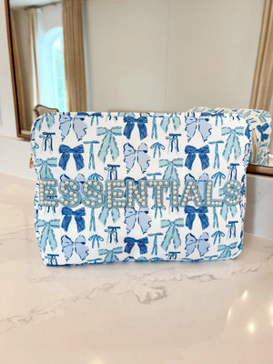Essentials - Blue Bow Nylon XL by KenzKustomz, handmade leather goods detail photo 3