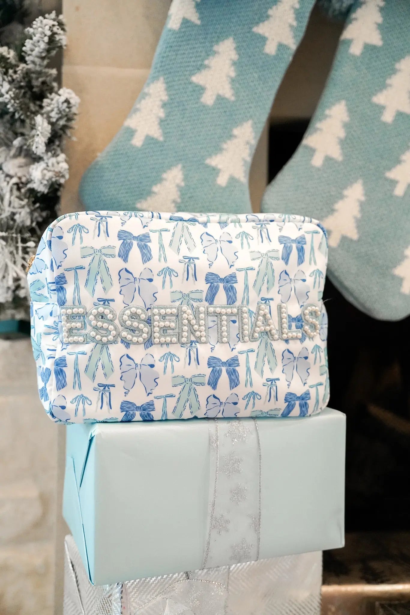 Essentials - Blue Bow Nylon XL by KenzKustomz, handmade leather goods detail photo 5