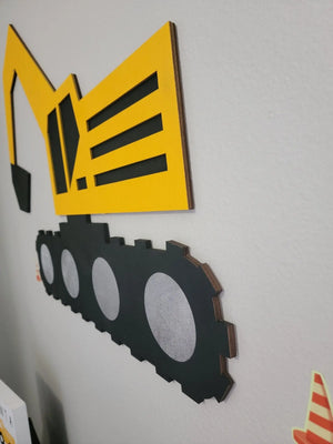 Excavator Construction Truck Wall Decor by EverLee Creations, Southern home decor detail photo 8