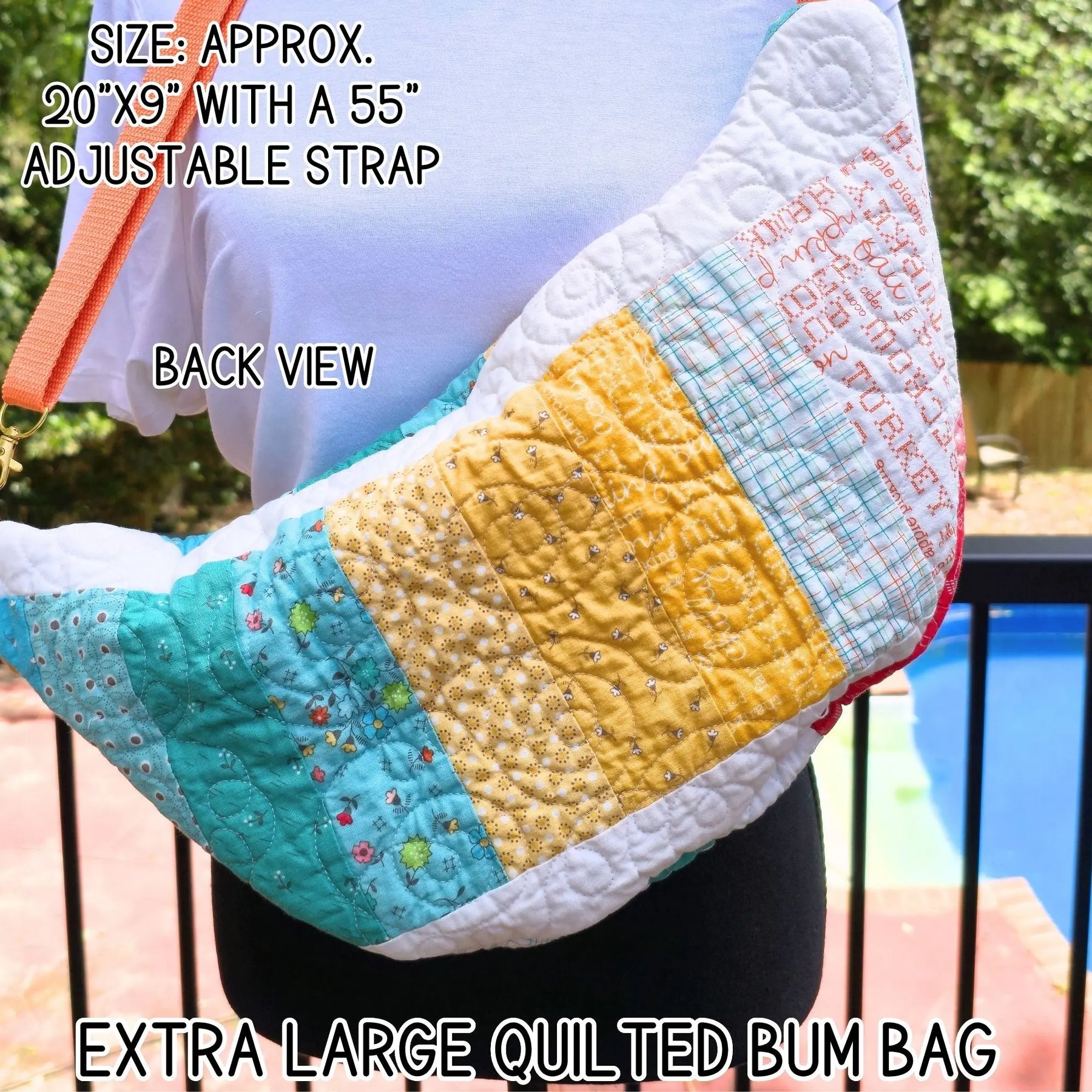 Extra Large Quilted Bum Bag, Patchwork Sling Bag, Upcycled Quilt Bag, Boho Crossbody Bag, Handmade Belt Bag, Hippie Fanny Pack Purse by Maypop House Designs, natural skincare